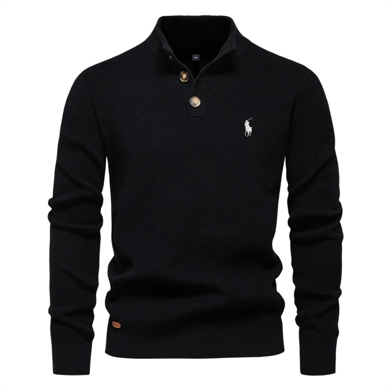 Men's Premium Knit Henley Sweater || Clearance Sale