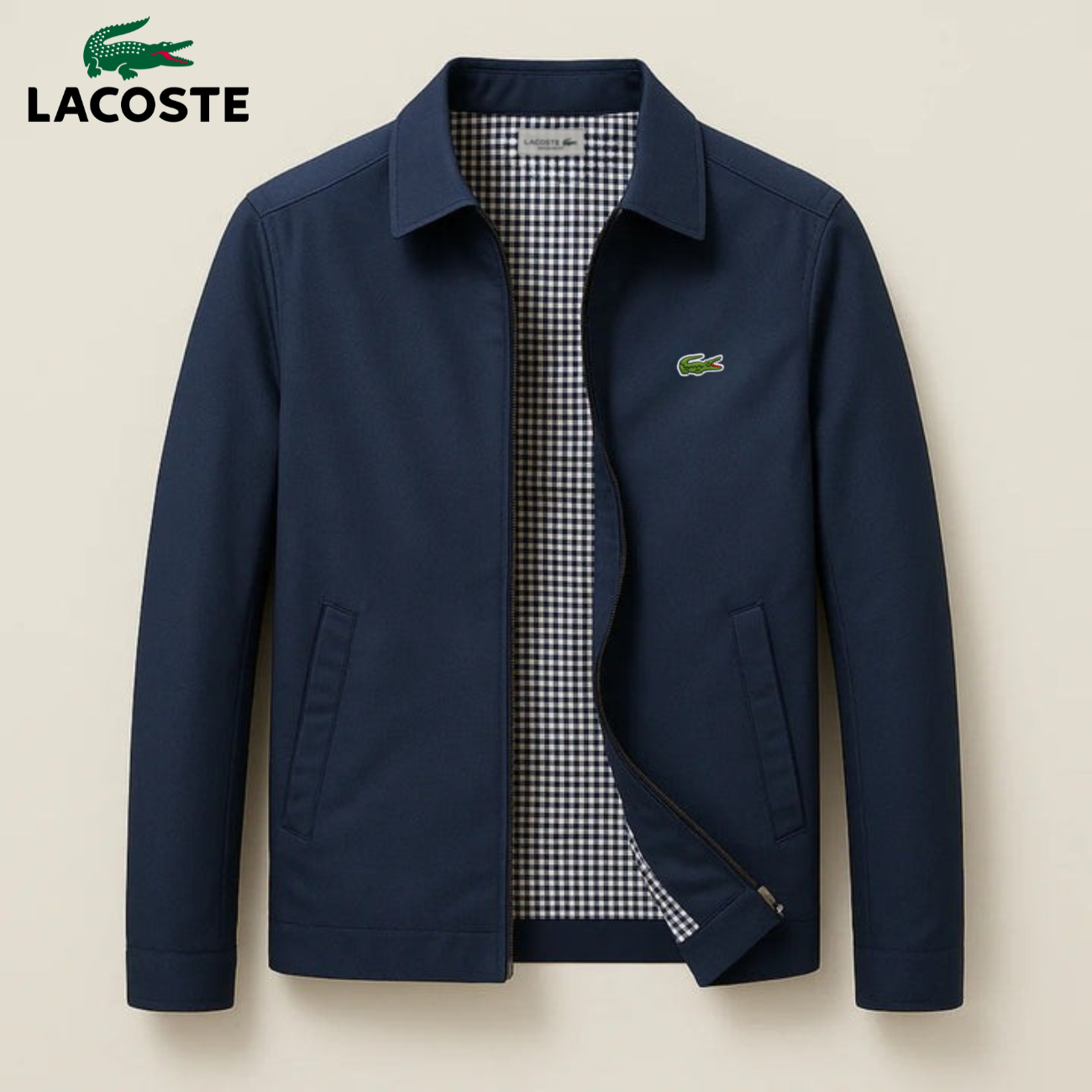 Men's Elegant Jacket with Zip - CLEARANCE SALE