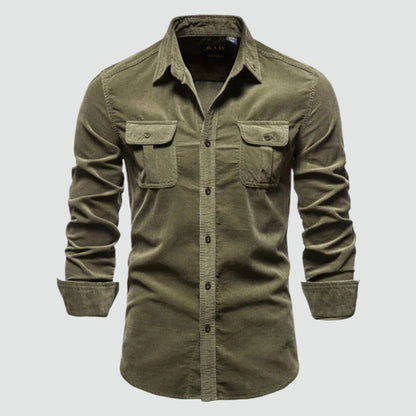 Chemise en Velours Côtelé Conor