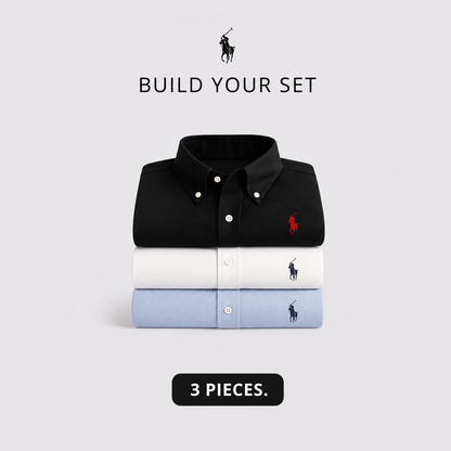 3-Piece Premium Dress Shirt Set