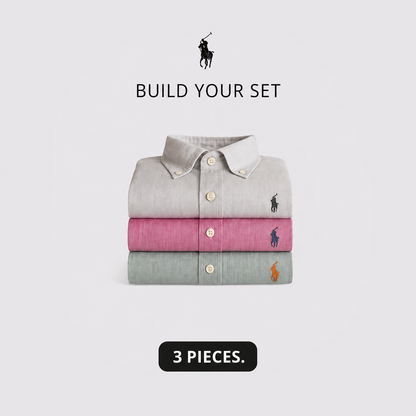 3-Piece Premium Dress Shirt Set