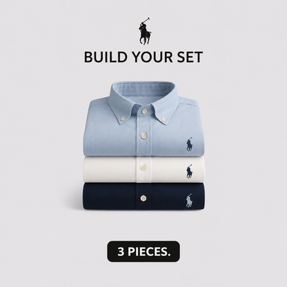 3-Piece Premium Dress Shirt Set