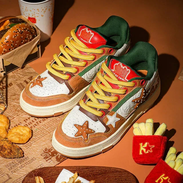 Miss Mickie Leather Sneakers