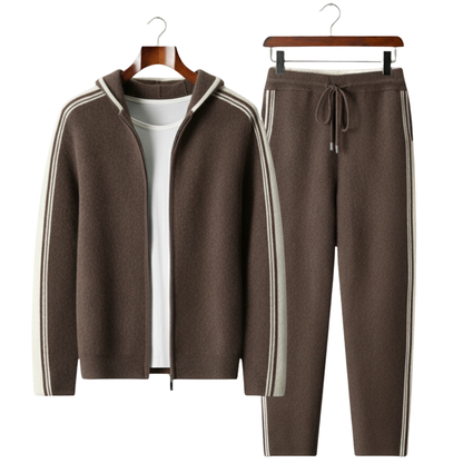 100% CASHMERE TRACKSUIT