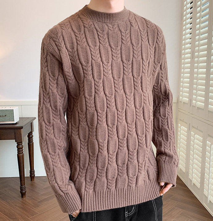 Pull en maille torsadée OLIVER