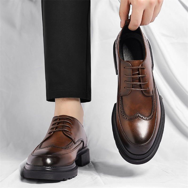 Roberto Genuine Leather Dress Shoes