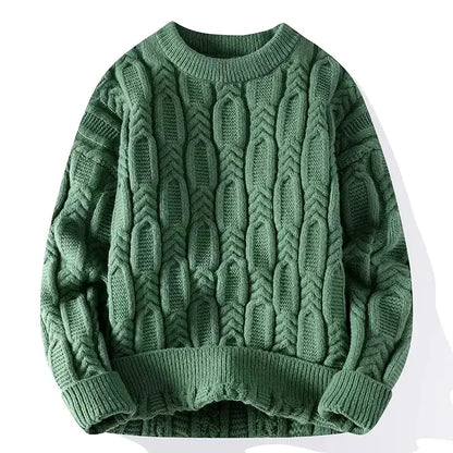 Pull en maille torsadée OLIVER