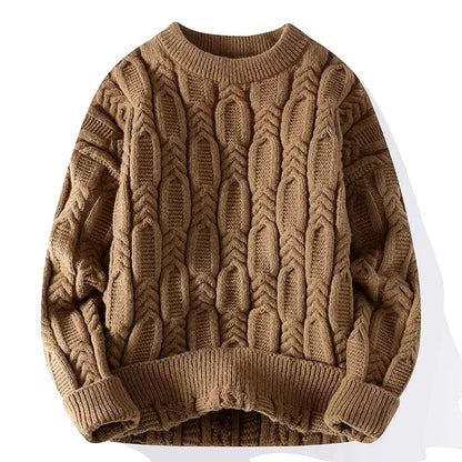 Pull en maille torsadée OLIVER
