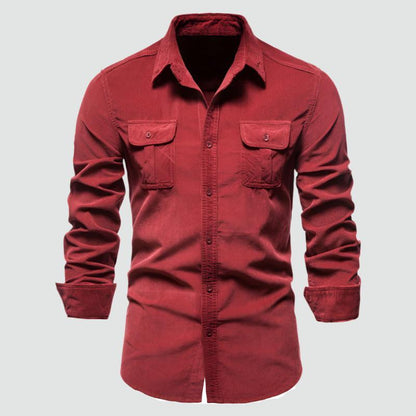 Chemise en Velours Côtelé Conor