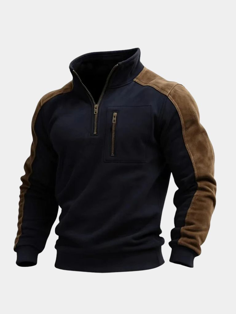 Pull Zippé Col Montant Urban Explorer - Cross & Crown