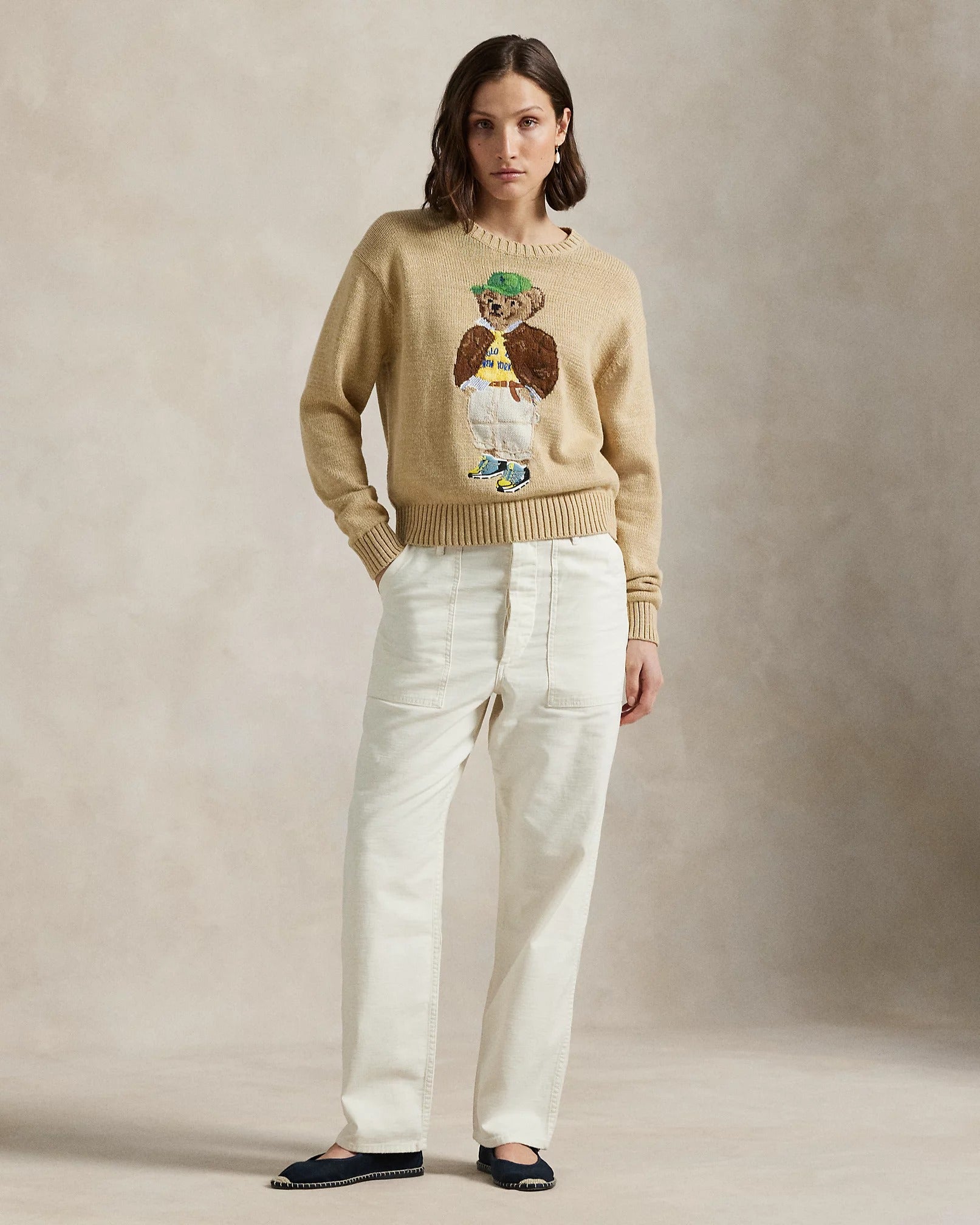 Men's Sweater | Polo Bear Beige
