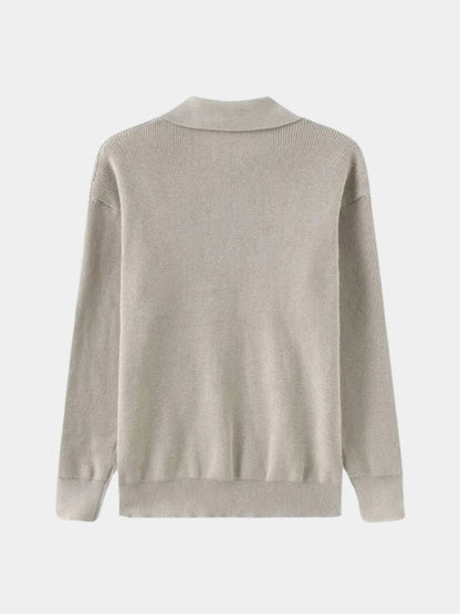 Pull Zippé Essentiel - Cross & Crown