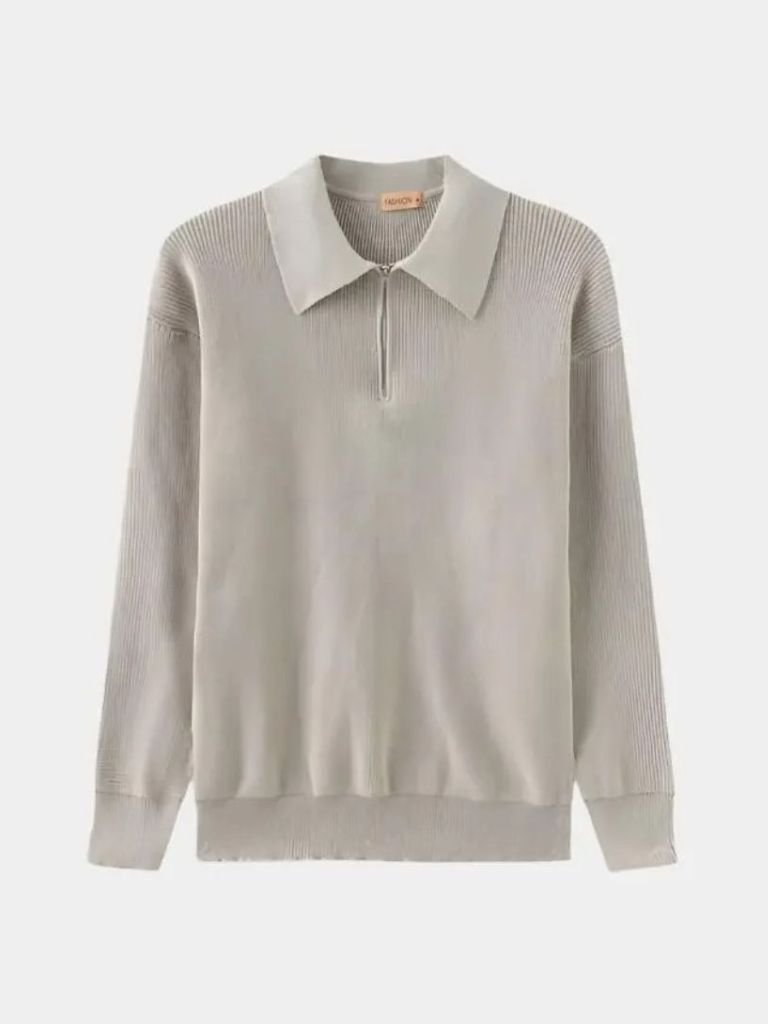 Pull Zippé Essentiel - Cross & Crown