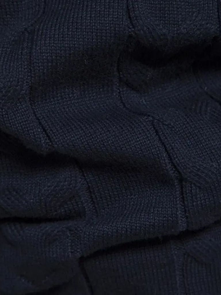 Pull Col Zippé en Maille - Cross & Crown
