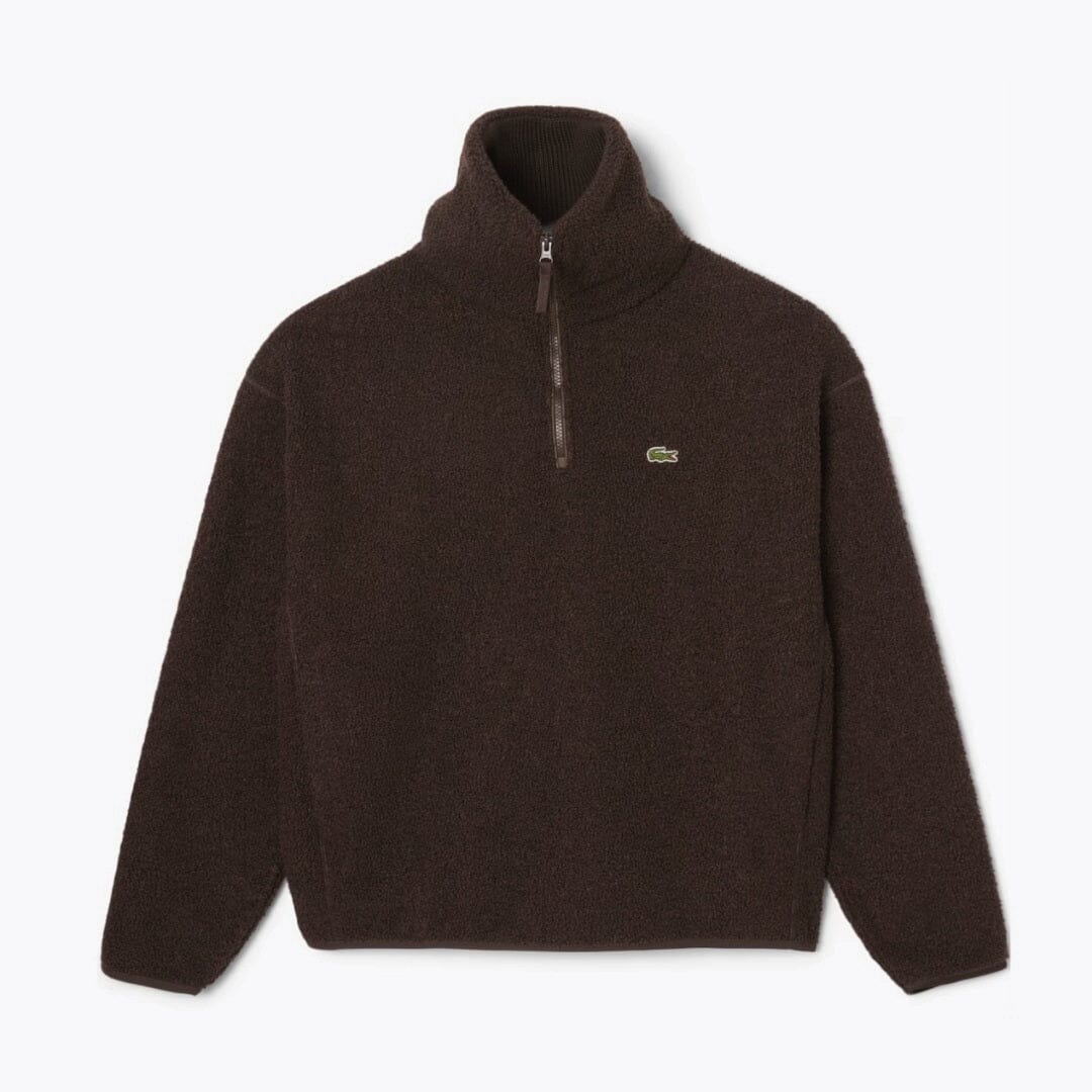 L.C High Zipped Neck Polar Fleece Sweatshirt