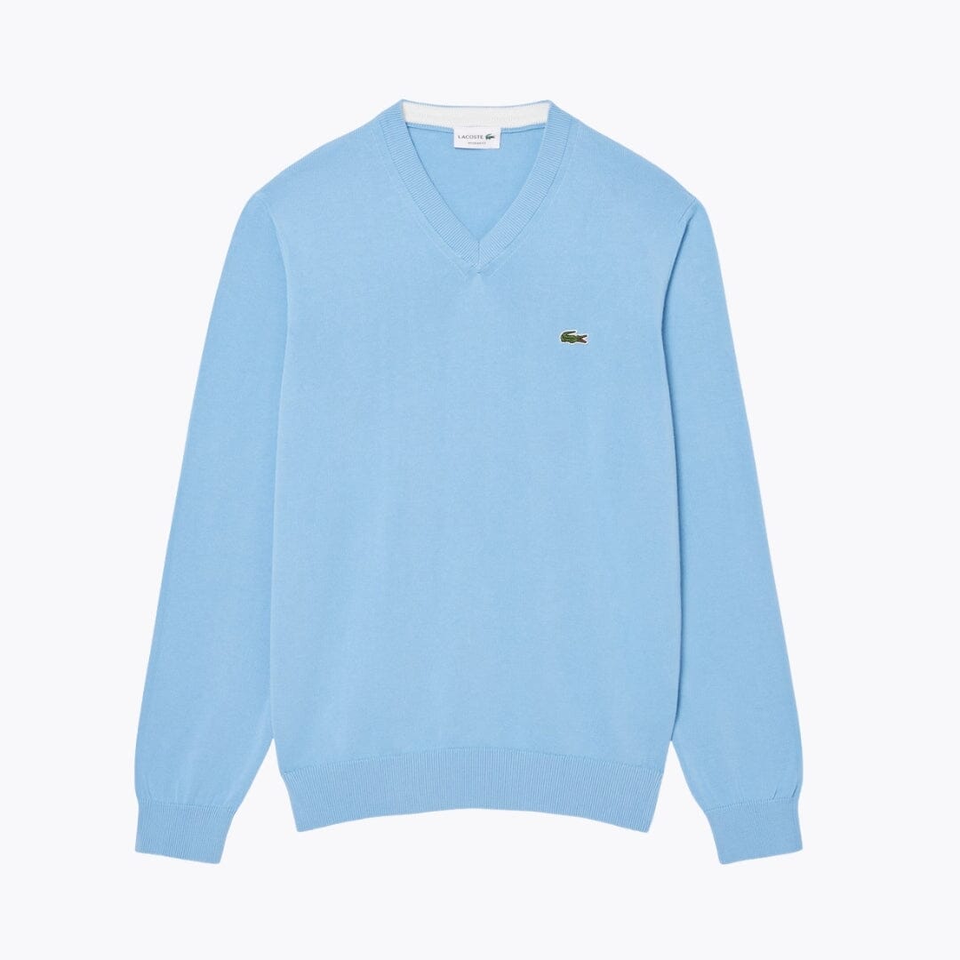L.C Monochrome Cotton V-neck Sweater