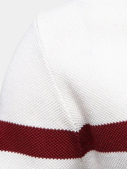 Pull Col Zippé Quarter-Zip - Cross & Crown