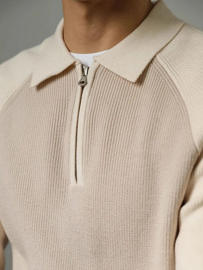 Pull Zippé Raglan - Cross & Crown