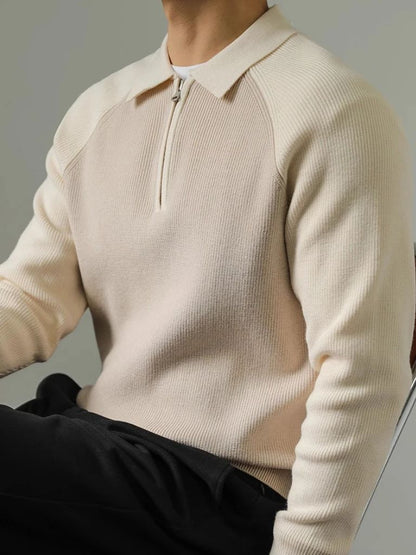Pull Zippé Raglan - Cross & Crown