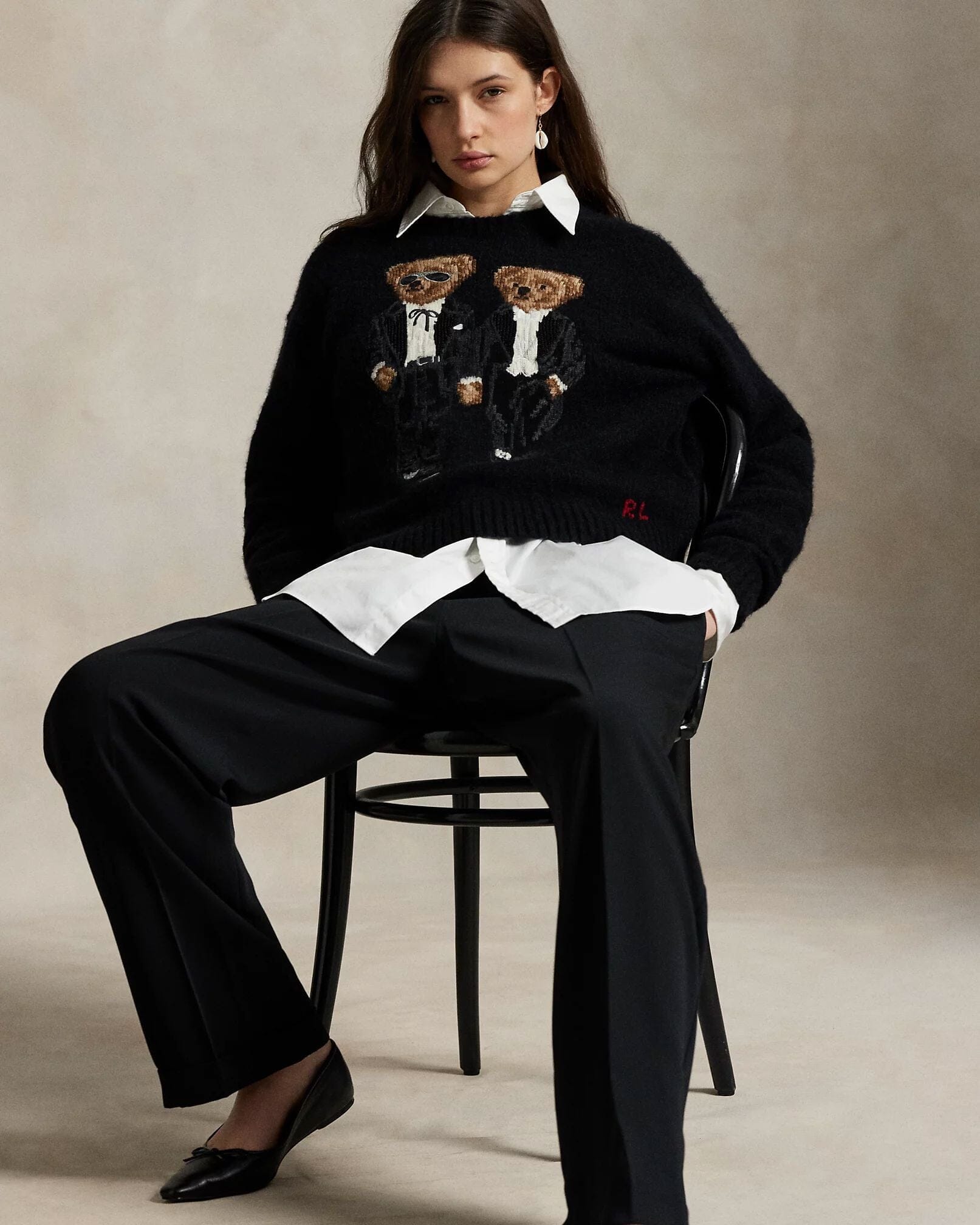 Men's The Ralph & Ricky Tuxedo Bear Sweater