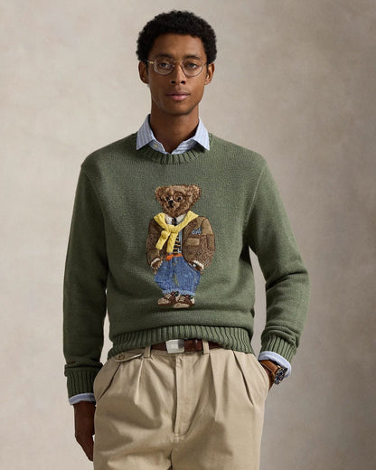 Men's Polo Bear Sweater