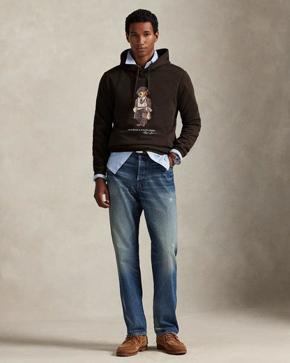 Men's Polo Bear Fleece Hoodie