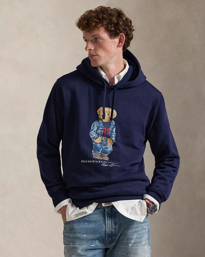Men's Polo Bear Fleece Hoodie