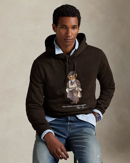 Men's Polo Bear Fleece Hoodie