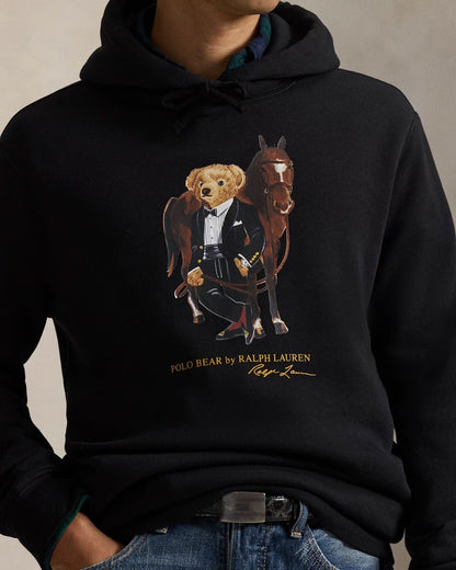 Men's Polo Bear Fleece Hoodie