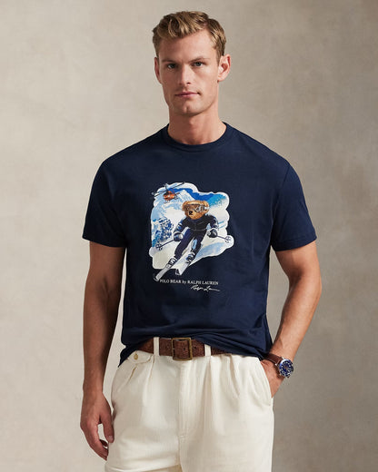 Men's Polo Bear Jersey T-Shirt Classic Fit