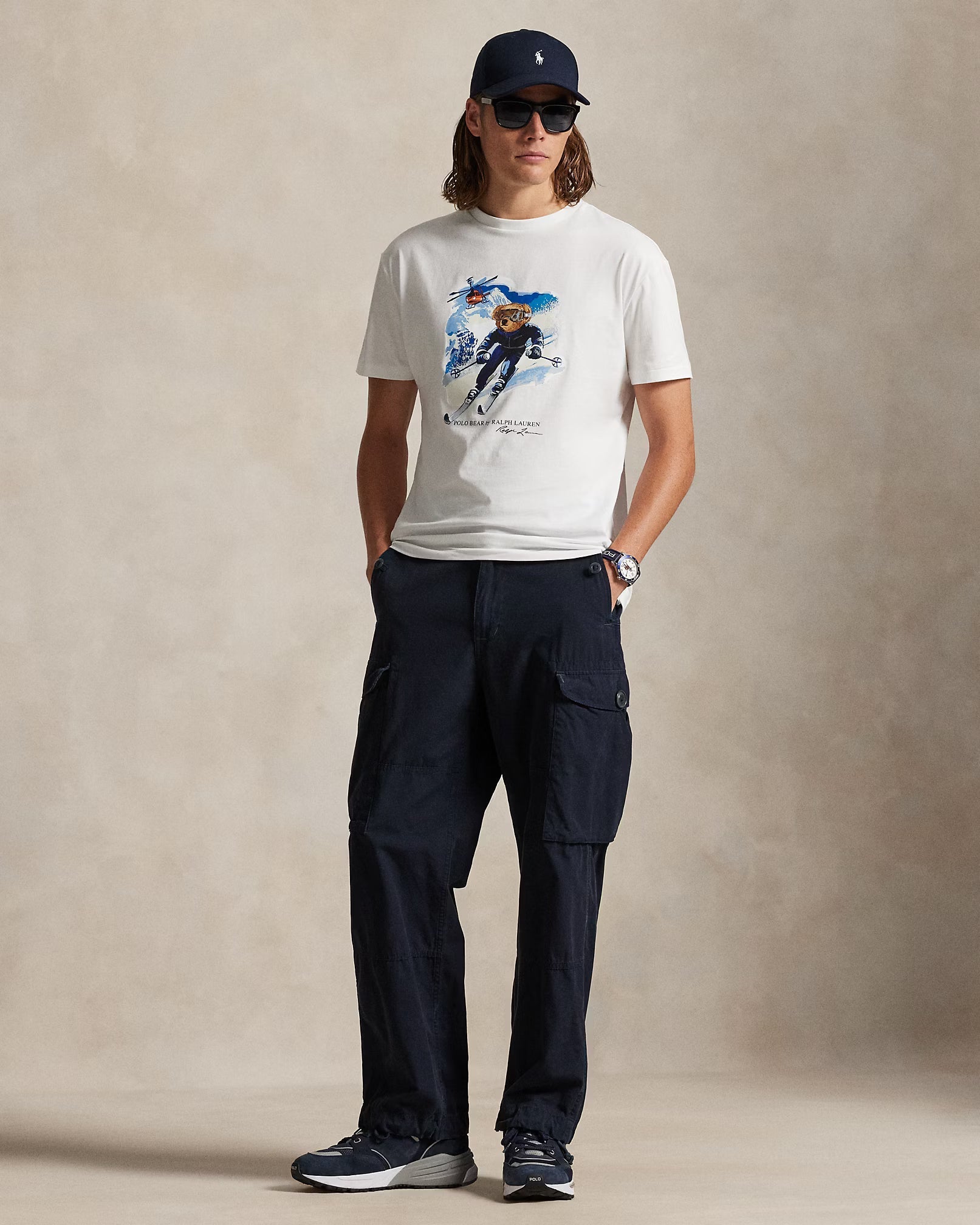 Men's Polo Bear Jersey T-Shirt Classic Fit