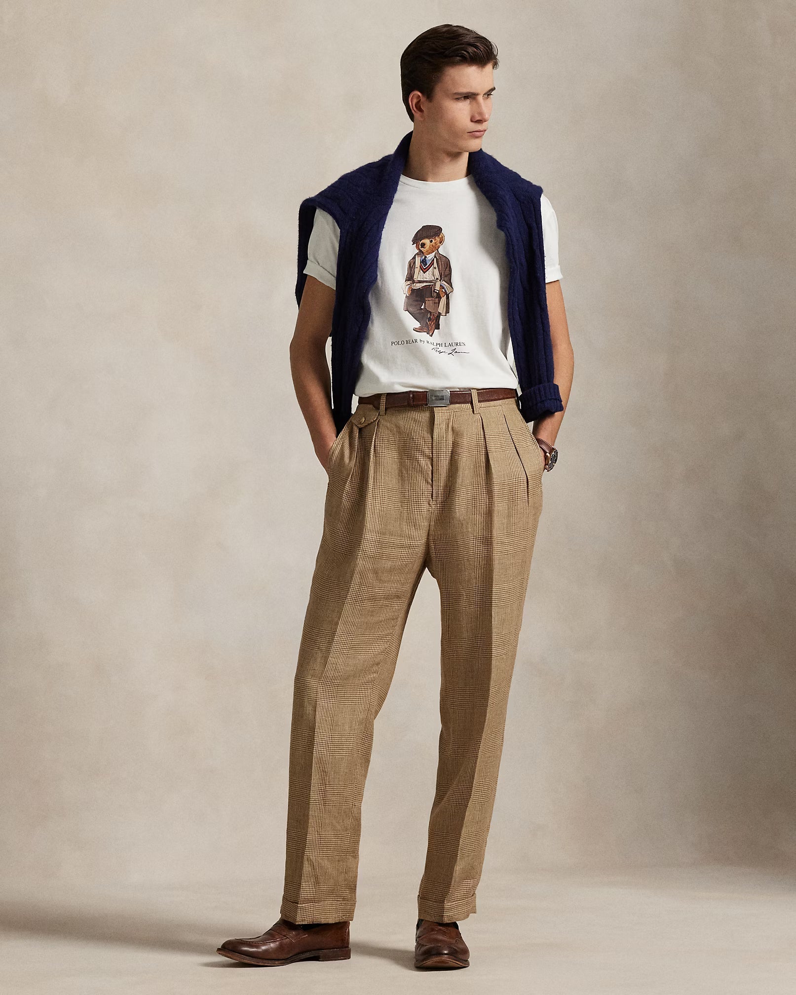 Men's Polo Bear Jersey T-Shirt Classic Fit