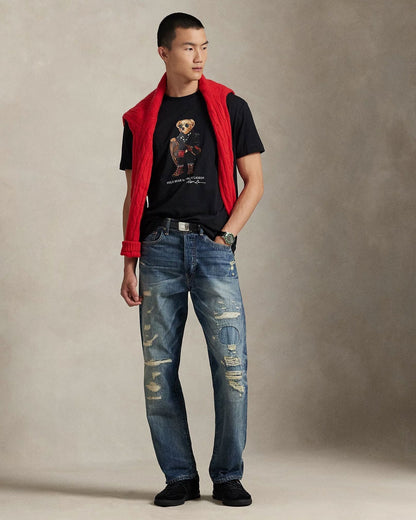 Men's Polo Bear Jersey T-Shirt Classic Fit
