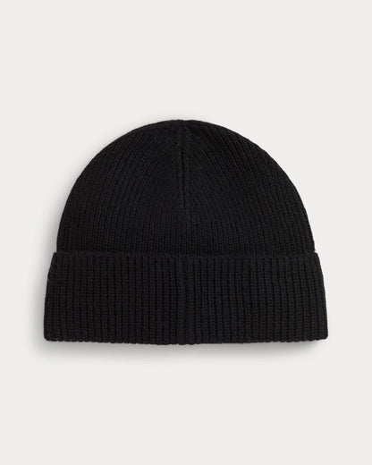 Men's Polo Bear Rib-Knit Beanie