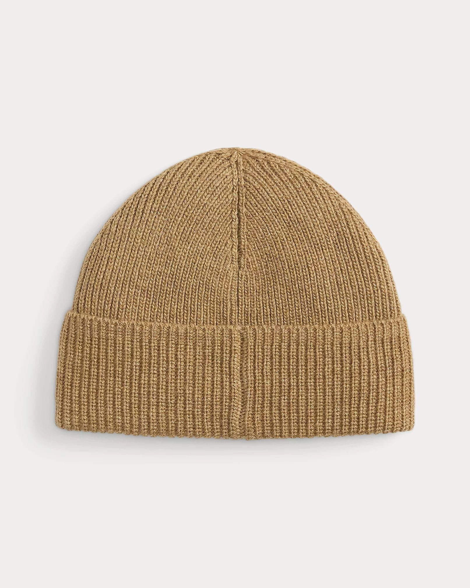 Men's Polo Bear Rib-Knit Beanie
