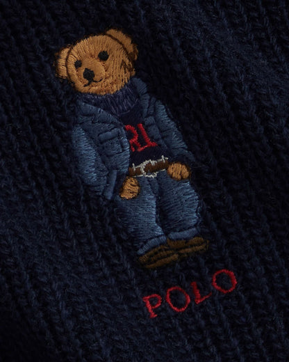 Men's Polo Bear Knit Scarf