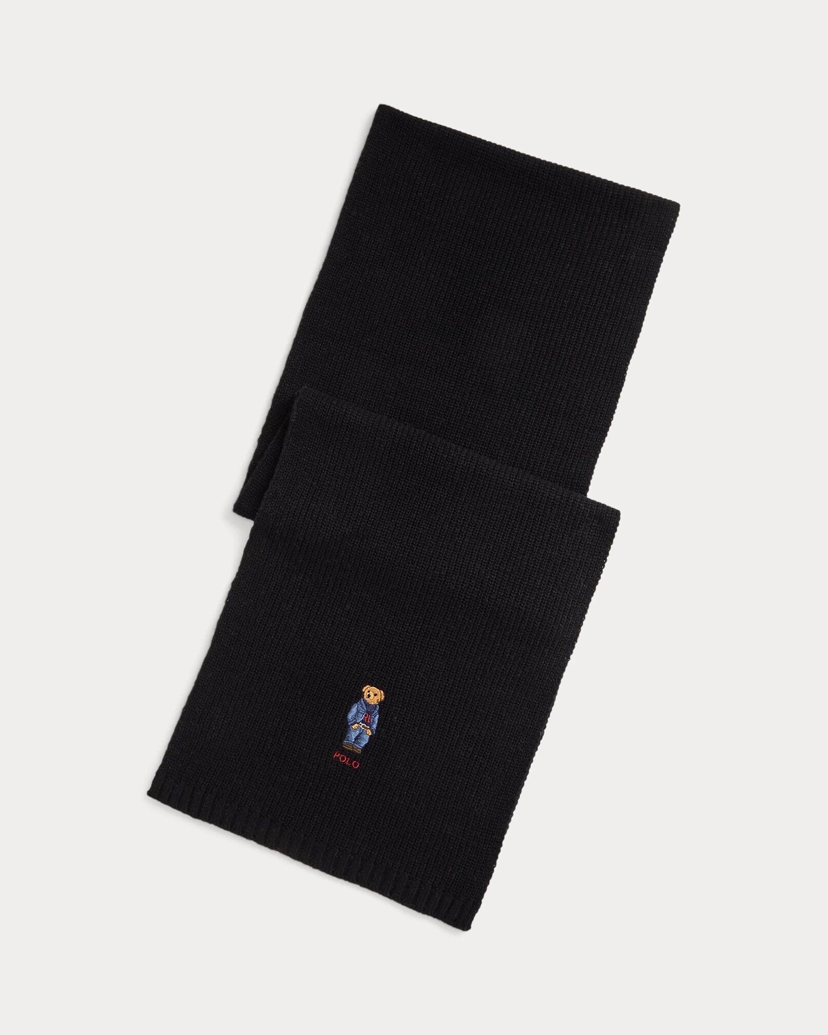 Men's Polo Bear Knit Scarf