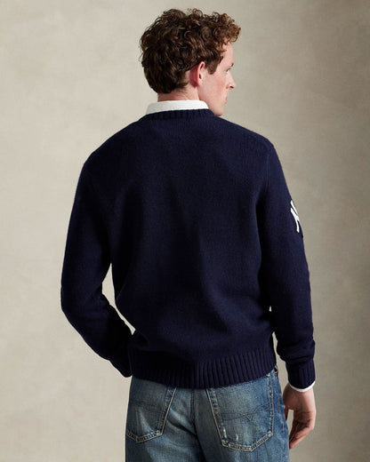 Men's Polo Bear Yankees Sweater