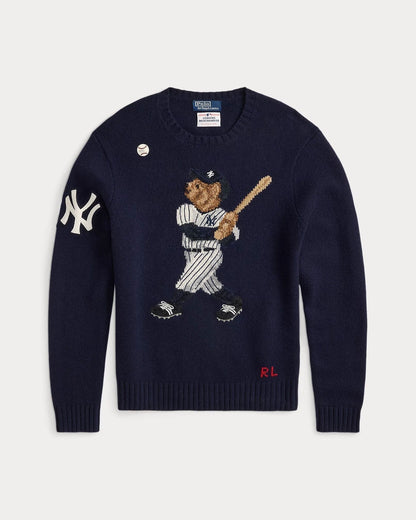 Men's Polo Bear Yankees Sweater