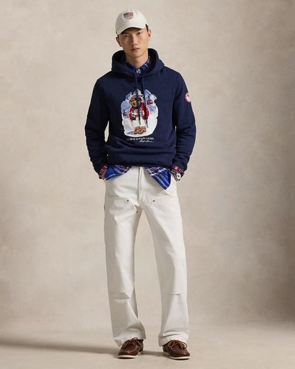 Men's Team USA Polo Bear Hoodie