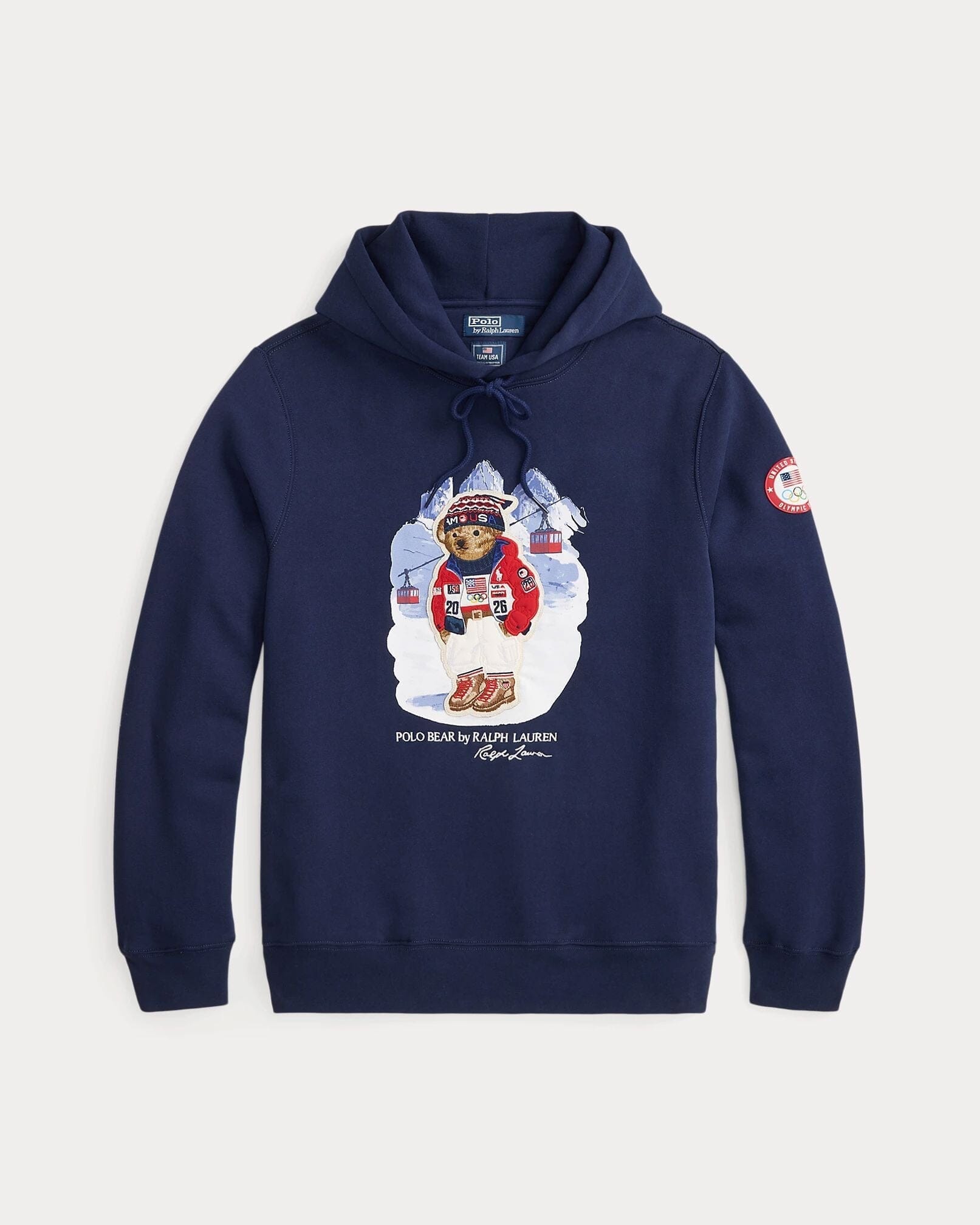 Men's Team USA Polo Bear Hoodie
