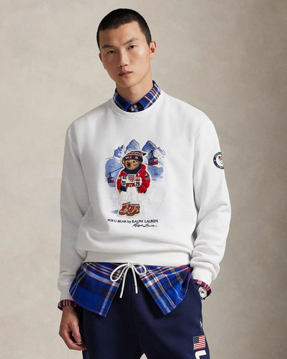 Men's Team USA Polo Bear Sweatshirt