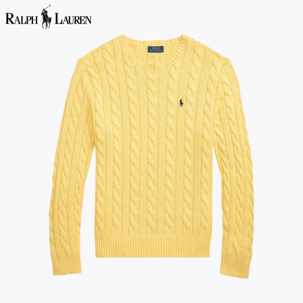 Men's Cable-Knit Cotton Jumper