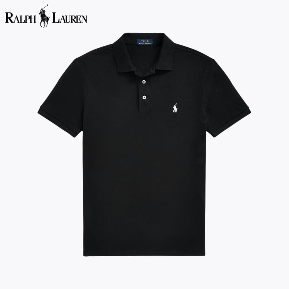 Men's Custom Slim Fit Stretch Mesh Polo Shirt