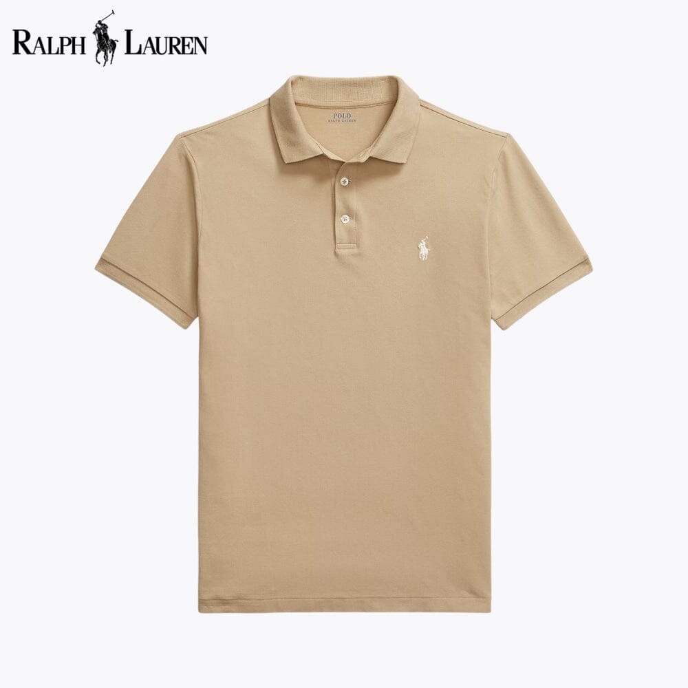 Men's Custom Slim Fit Stretch Mesh Polo Shirt