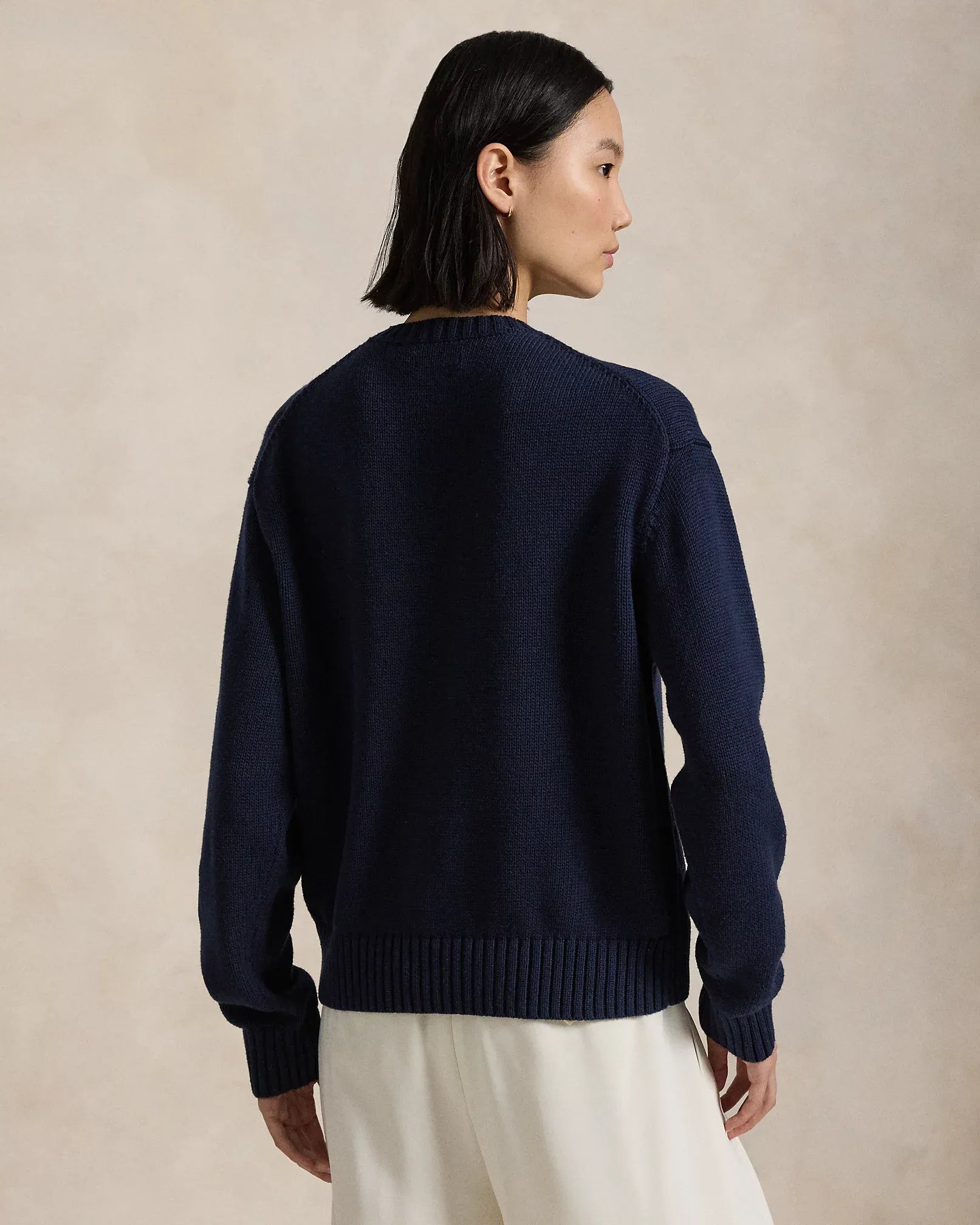 Men's Sweater | Navy Blue Polo Bear