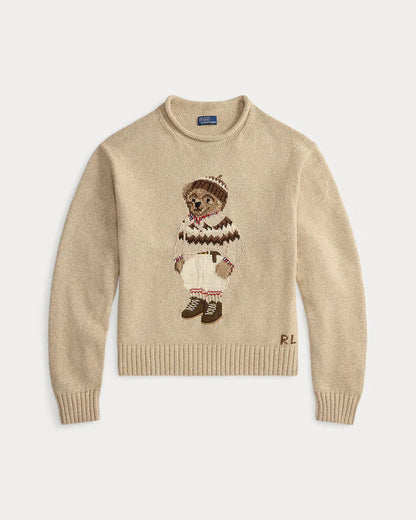 Men's Set 3 Styles  Polo Bear Sweater