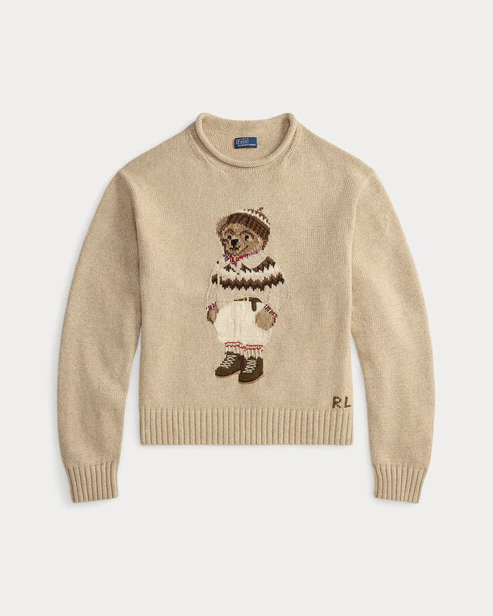 Men's Set 3 Styles  Polo Bear Sweater