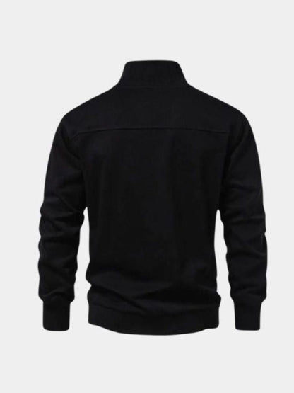 Sweat Zippé Col Revers Sport - Cross & Crown